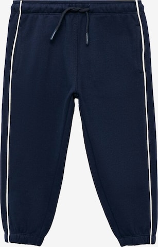 MANGO KIDS Tapered Housut värissä sininen: etupuoli