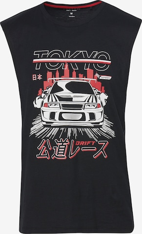 juoda KOROSHI Marškinėliai: priekis