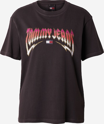 T-shirt Tommy Jeans en noir : devant