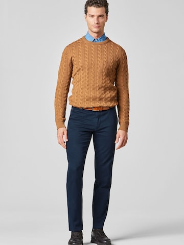Regular Pantalon chino 'Bonn 2-8616' MEYER en bleu