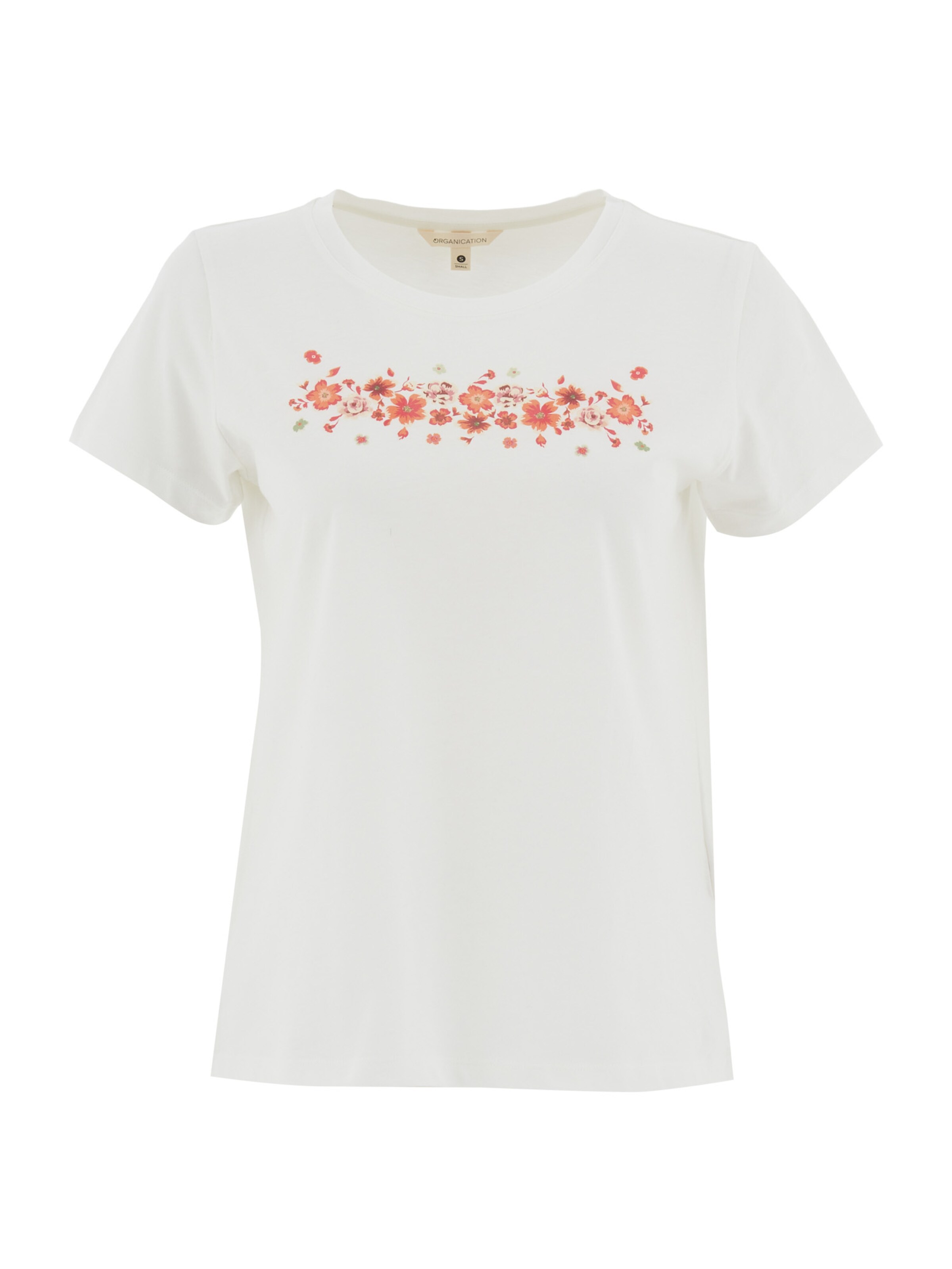Organication T-Shirt in Weiß: Vorderseite