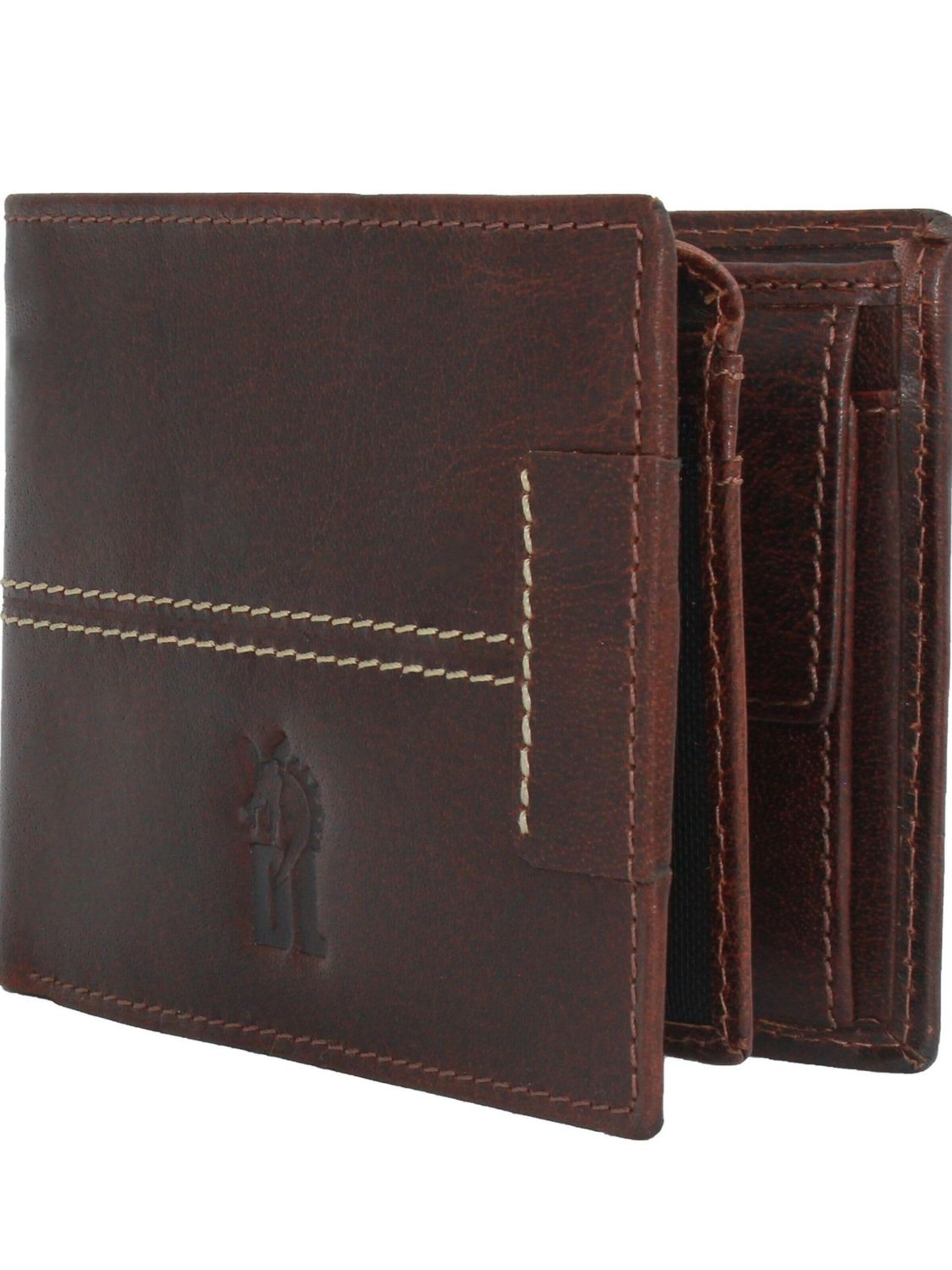DrachenLeder - Cartera en marrón