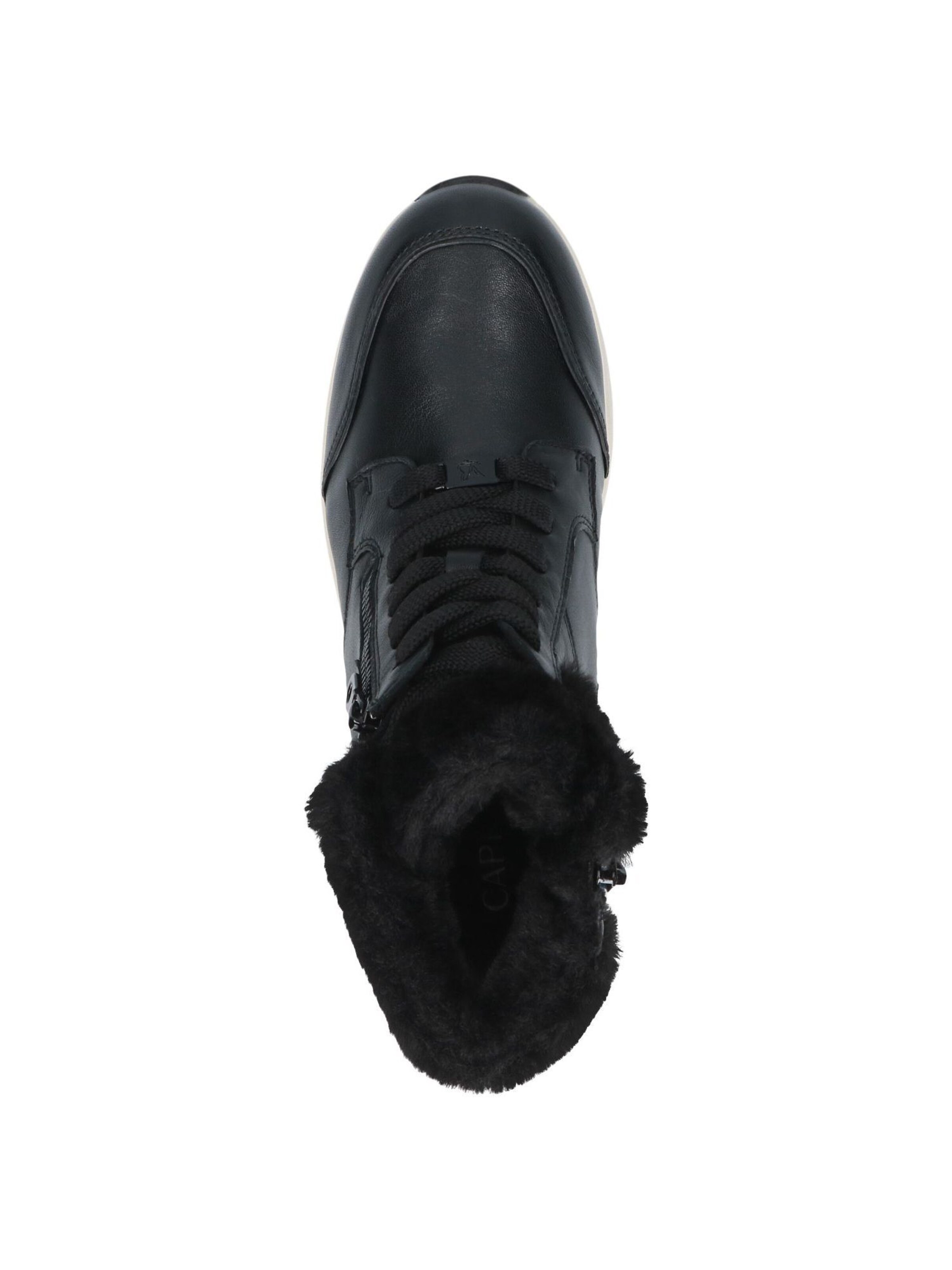 CAPRICE Schnürstiefelette in Schwarz