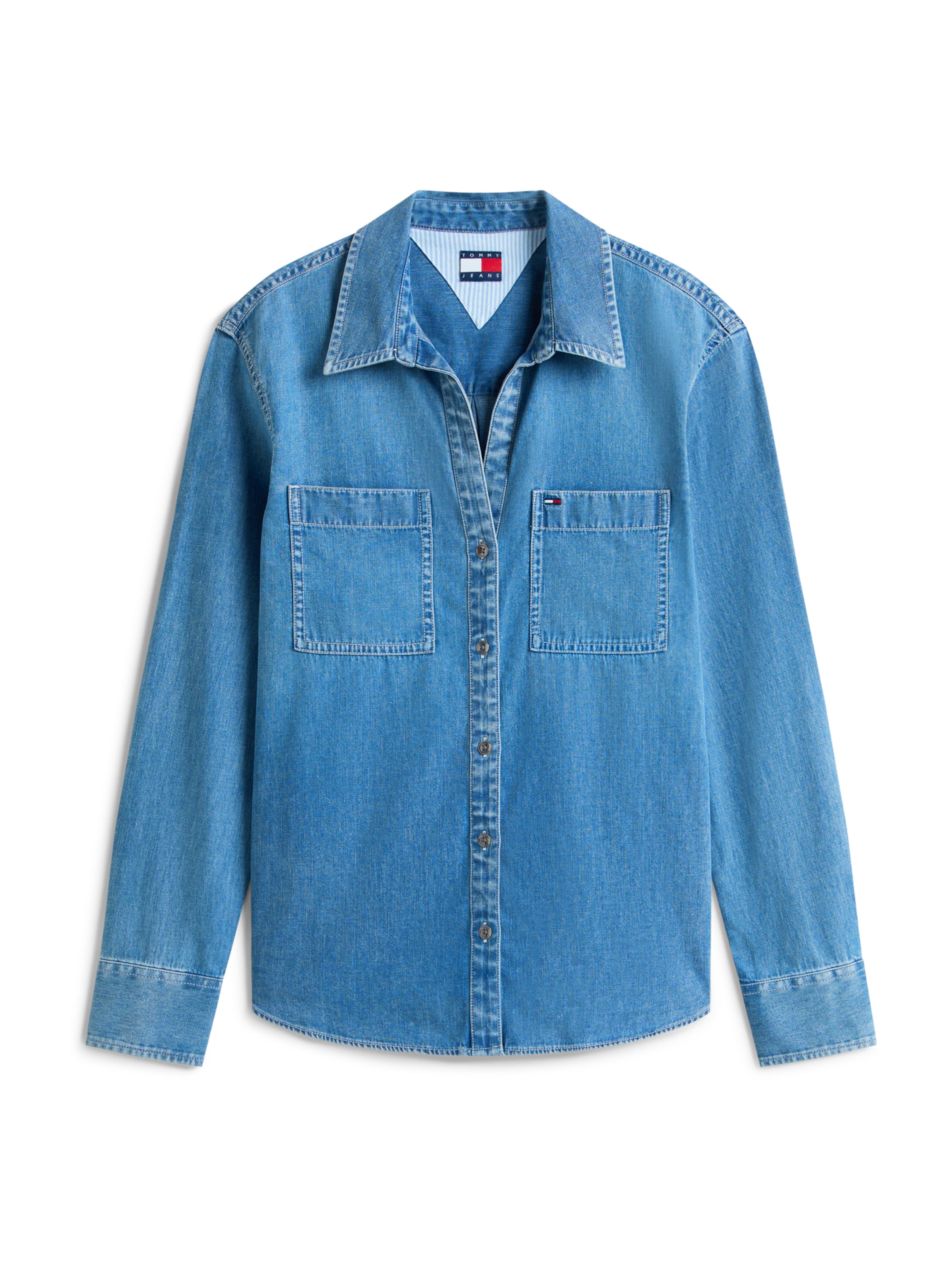 Tommy JeansBluza - plava boja: prednji dio