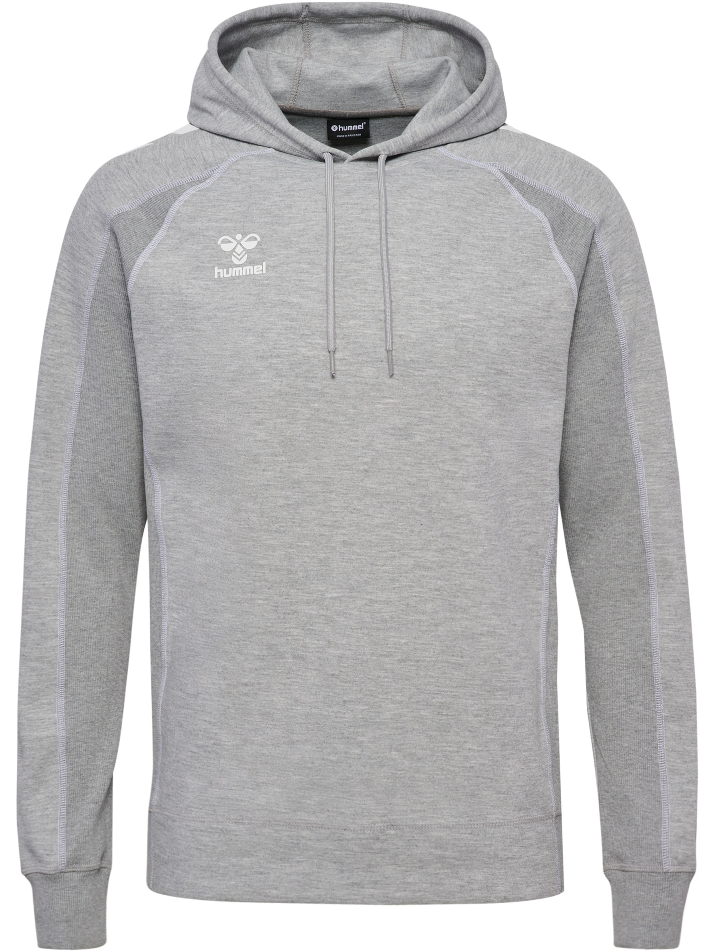 Hummel Sportsweatshirt in XXL in de kleur Lichtgrijs / Grijs gemêleerd / Wit, Productweergave