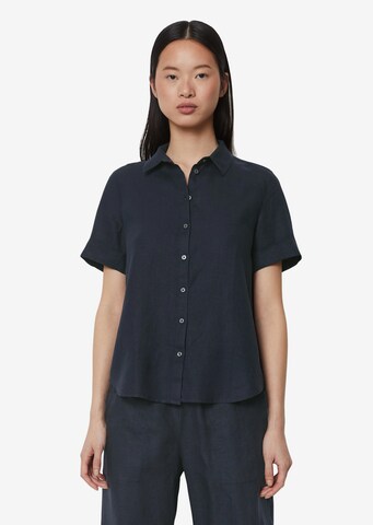 Marc O'Polo Blouse in Blauw: voorkant