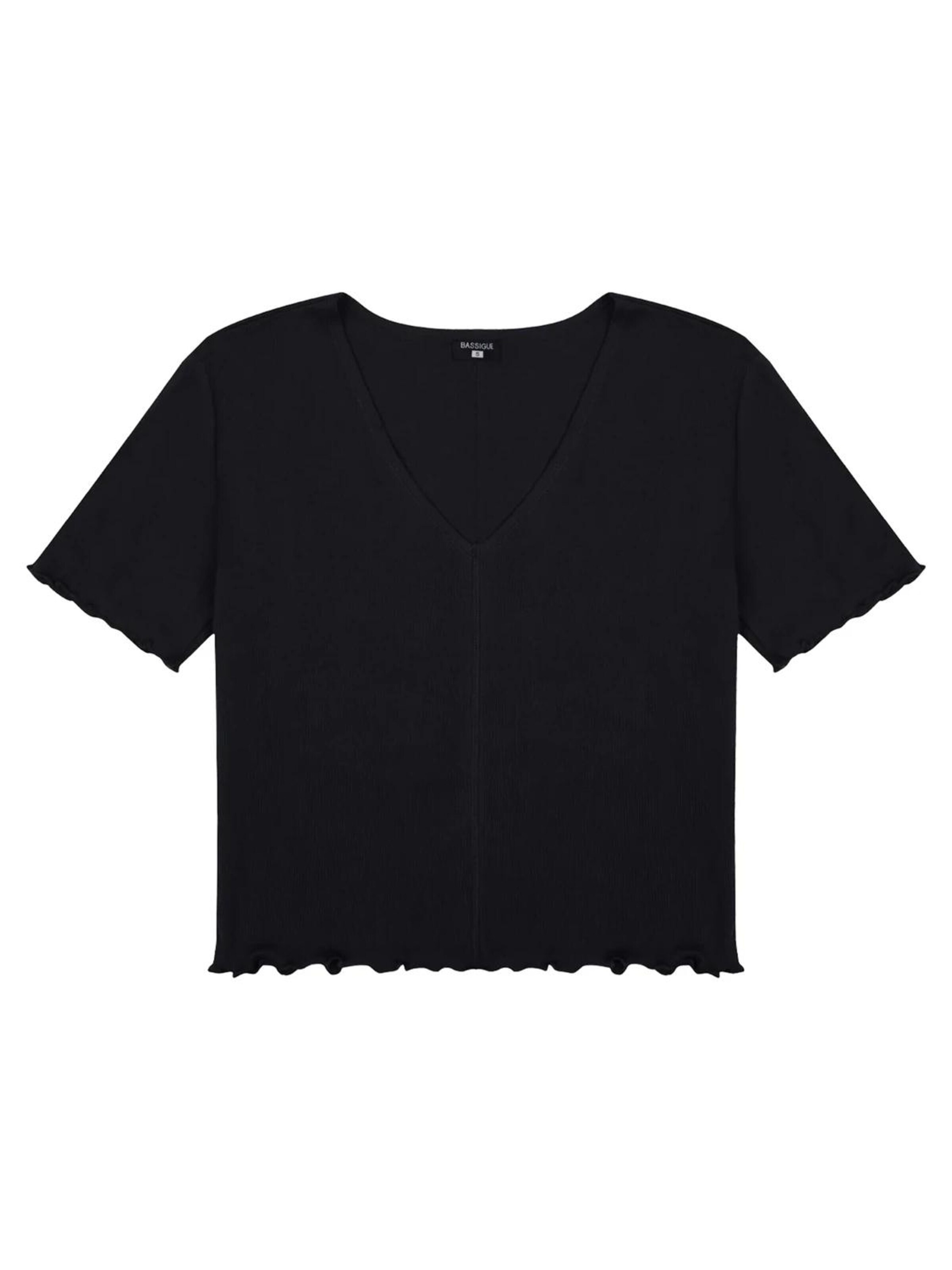 BASSIGUE Shirt in Zwart: voorkant
