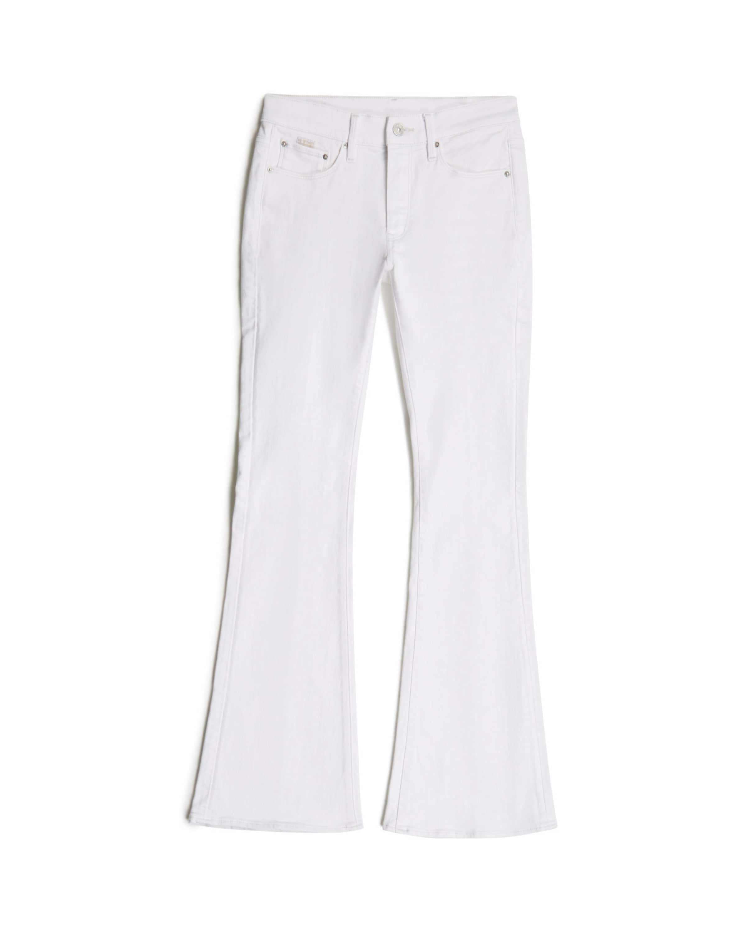 G-STAR Bootcut Jeans in Wit: voorkant