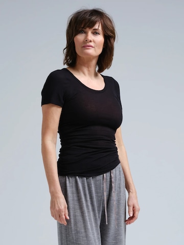 Seamless Basic Shirt 'Roseanna' in Zwart: voorkant