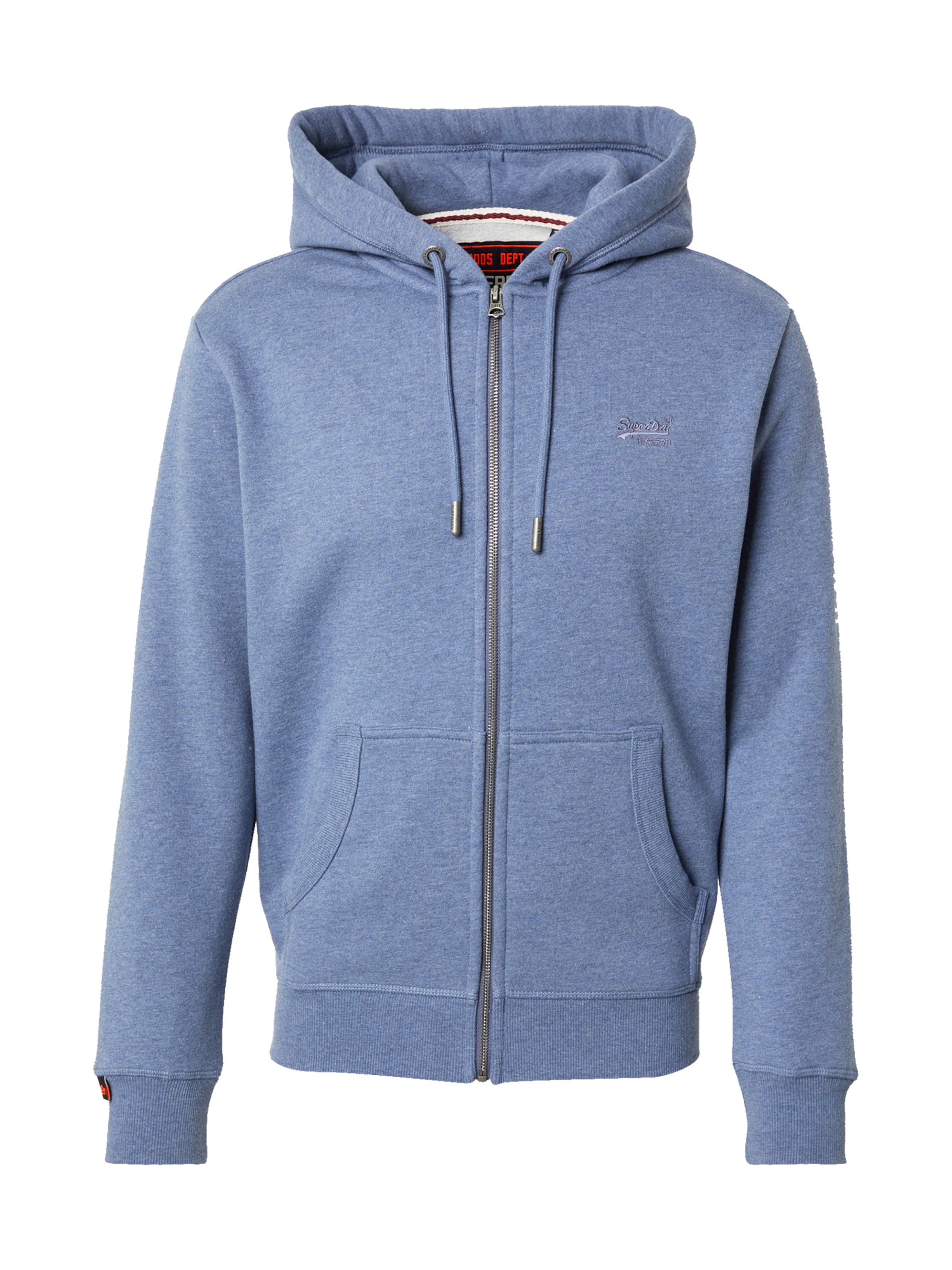 Giacca di felpa 'Essential' di Superdry in blu: frontale