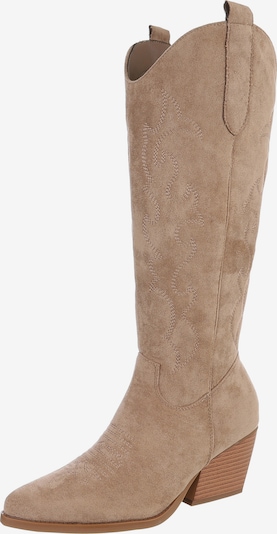 Ital-Design Cowboystiefel in hellbraun, Produktansicht