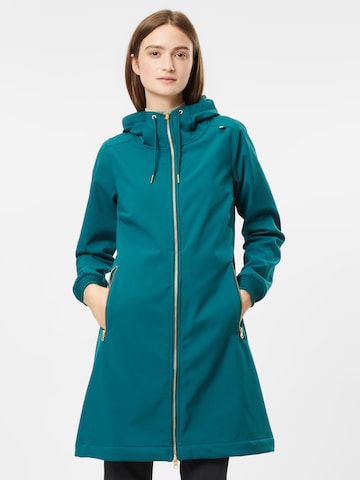 Danefae Between-Seasons Coat 'Jane' in Blue: front