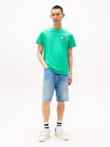 Tommy Jeans Футболка 'ESSENTIAL' в Зеленый