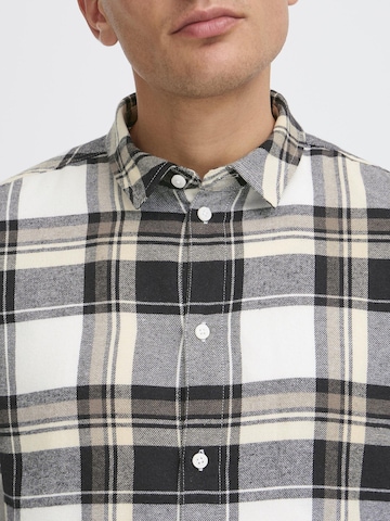 !Solid Comfort fit Button Up Shirt 'CHRIS' in White