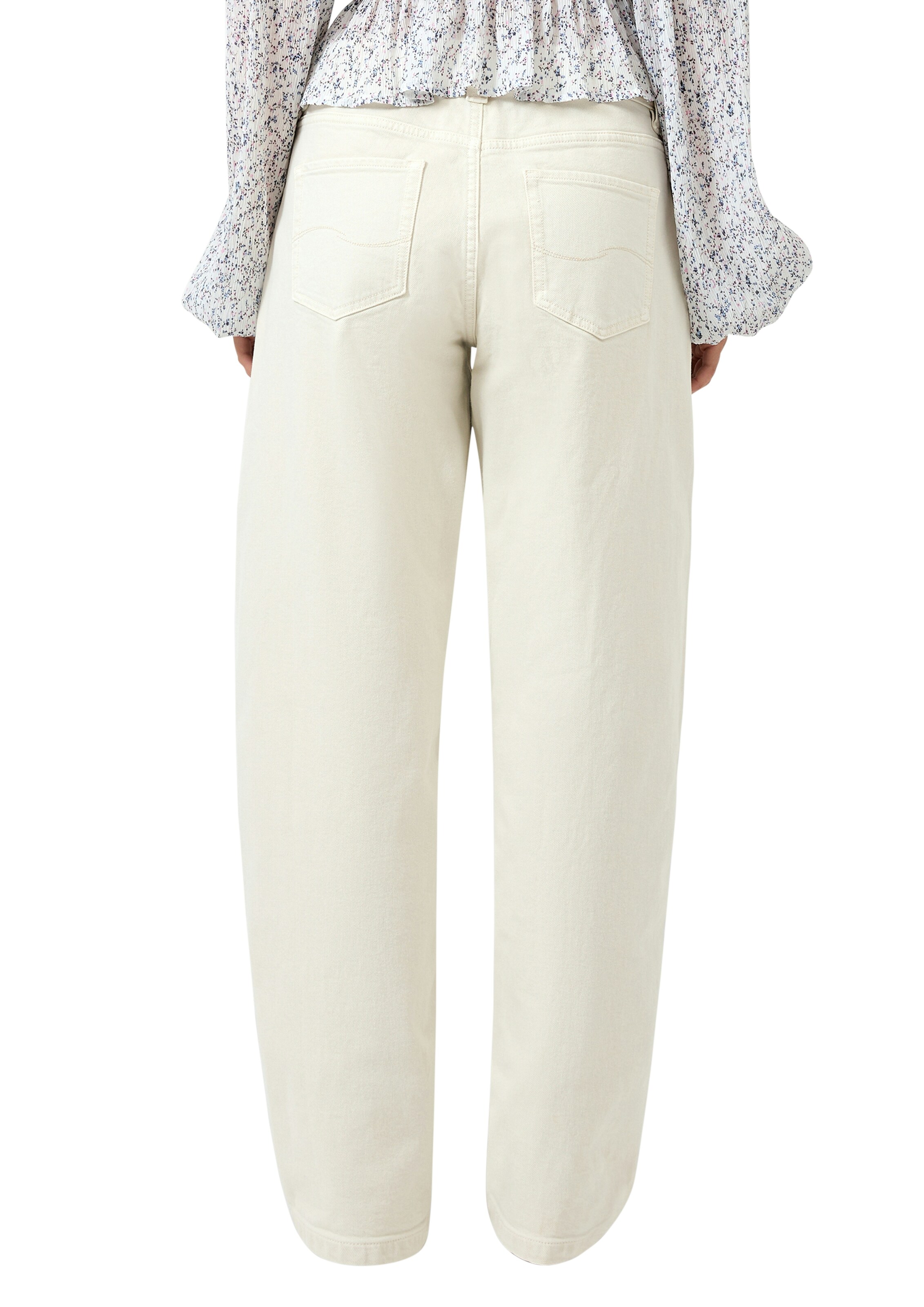 QS Regular Jeans in Wit