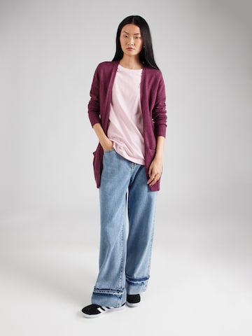 VILA Knit cardigan 'VLRil' in Purple