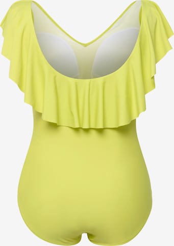 Maillot de bain Ulla Popken en jaune