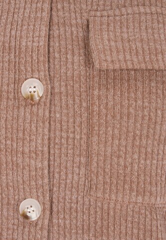 SANIKA Gebreid vest in Bruin