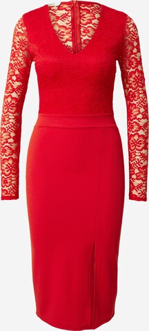 WAL G. Cocktail Dress 'MENA' in Red: front