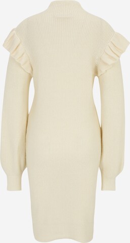 Vila Tall Knit dress 'BOOBA' in Beige