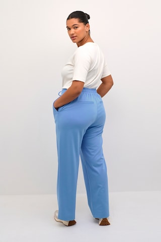 KAFFE CURVE Regular Pants 'jenna' in Blue