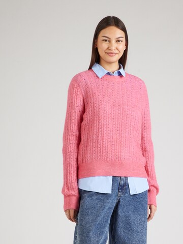 Pull-over NÜMPH en rose : devant
