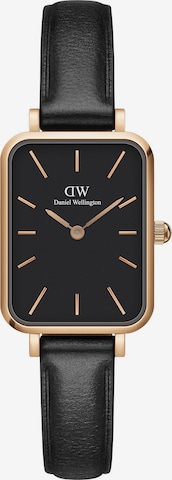 Daniel Wellington Damenuhr 'Quadro Pressed Sheffield RG Black' in Schwarz: Vorderseite