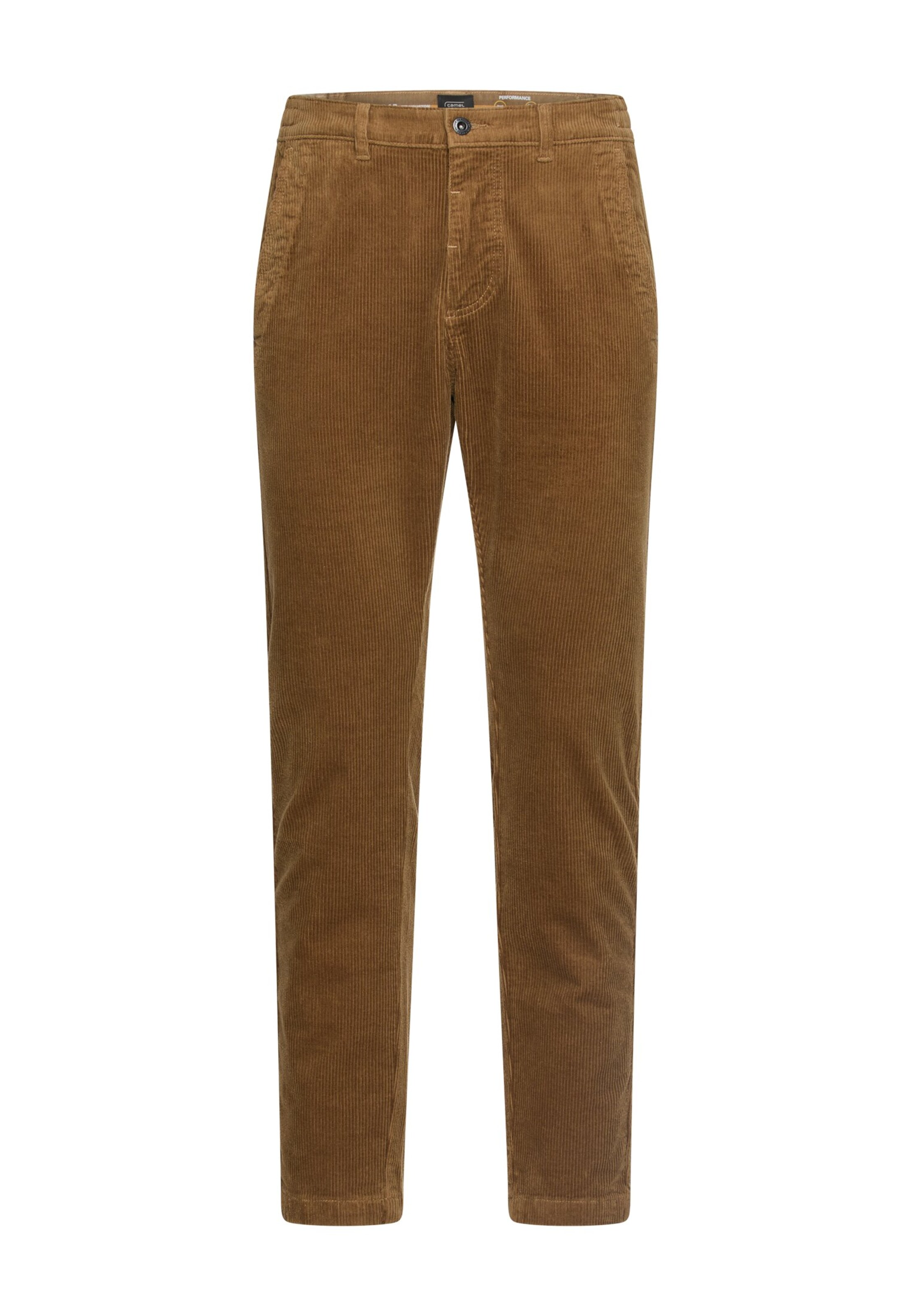 Pantaloni eleganți de la CAMEL ACTIVE pe maro: față