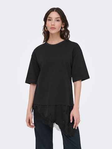 JDY - Camiseta talla grande 'JDYAlma' en negro