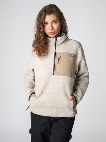 Sublevel Fleecejacke in Beige: Vorderseite