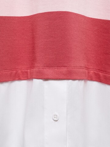 MANGO Polohirt 'MERCURY' in Pink