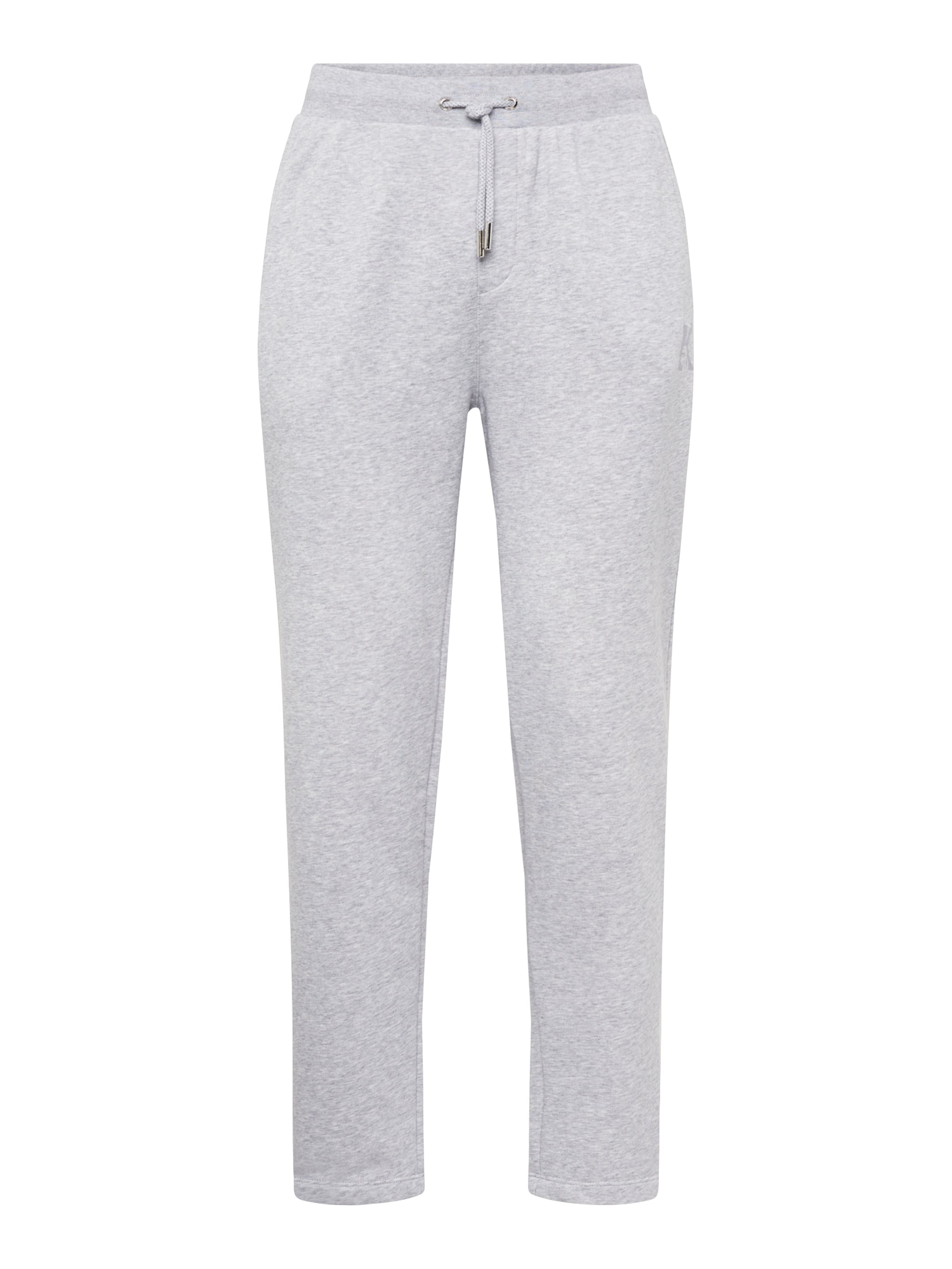 Karl Lagerfeld Úzky strih Nohavice - Sivá: predná strana