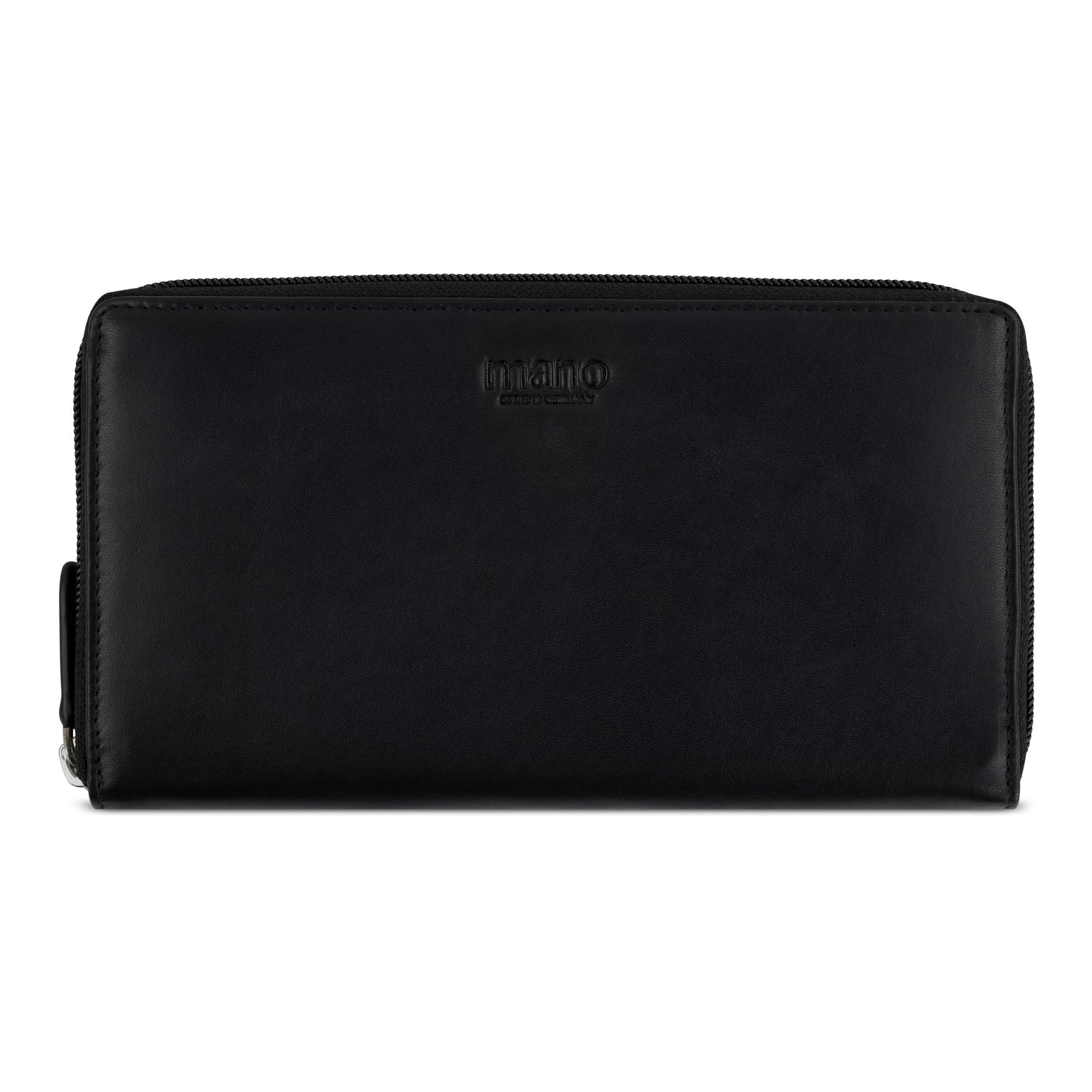 mano Wallet 'Don Andrea' in Black: front