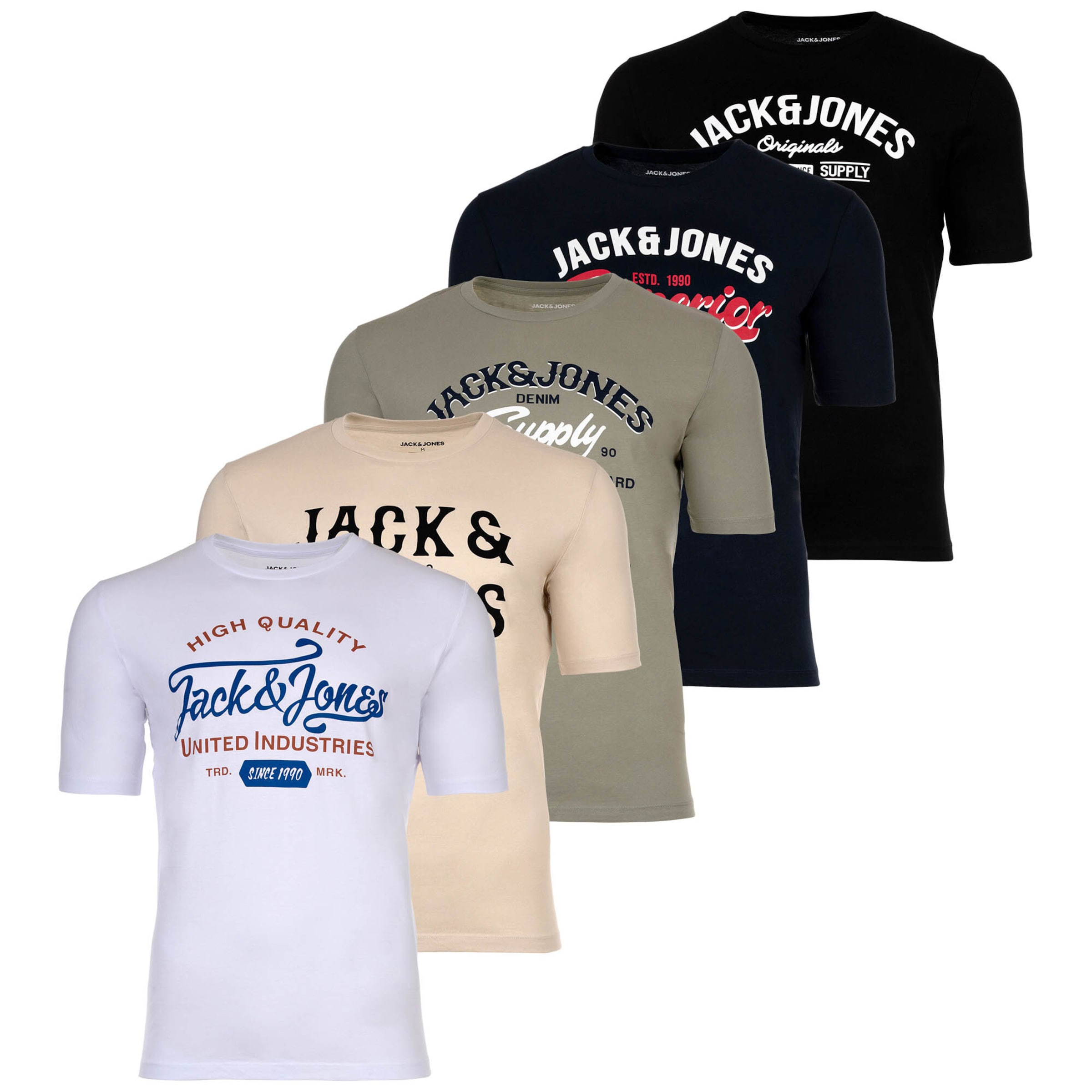 JACK & JONES Bluser & t-shirts i beige: forside