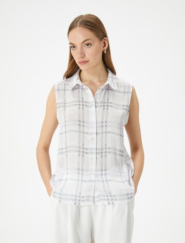 Koton Blouse in Grijs: voorkant