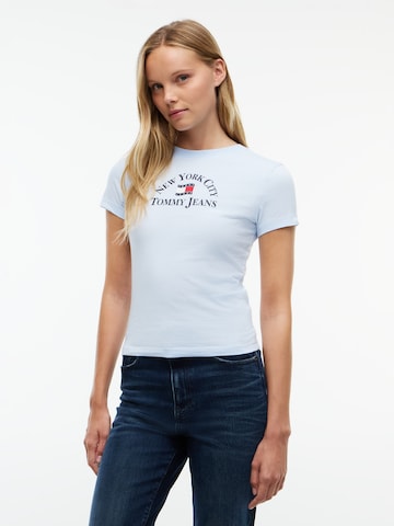 Tommy Jeans - Camisa em azul: frente