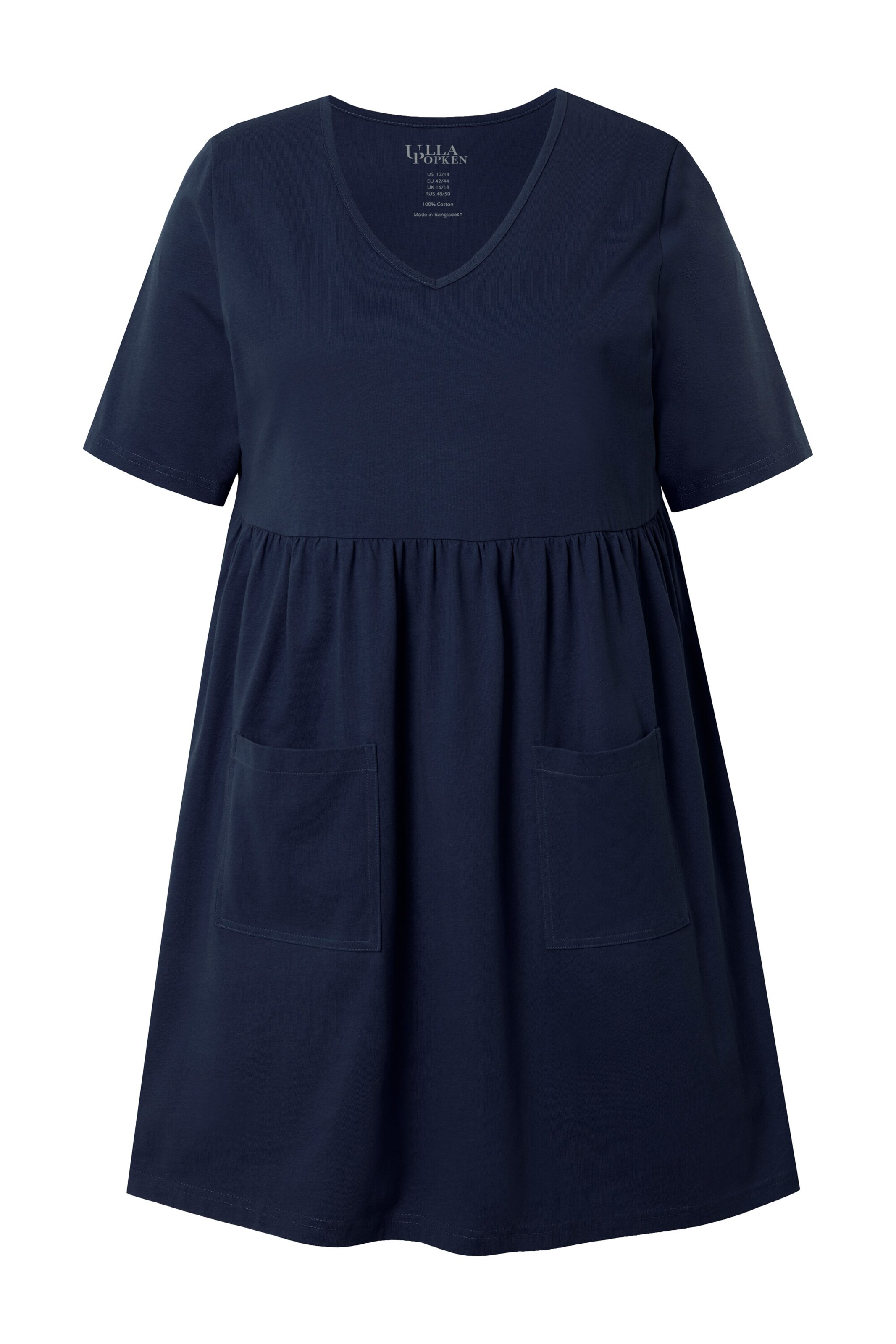 Ulla Popken Kleid in Blau: Vorderseite