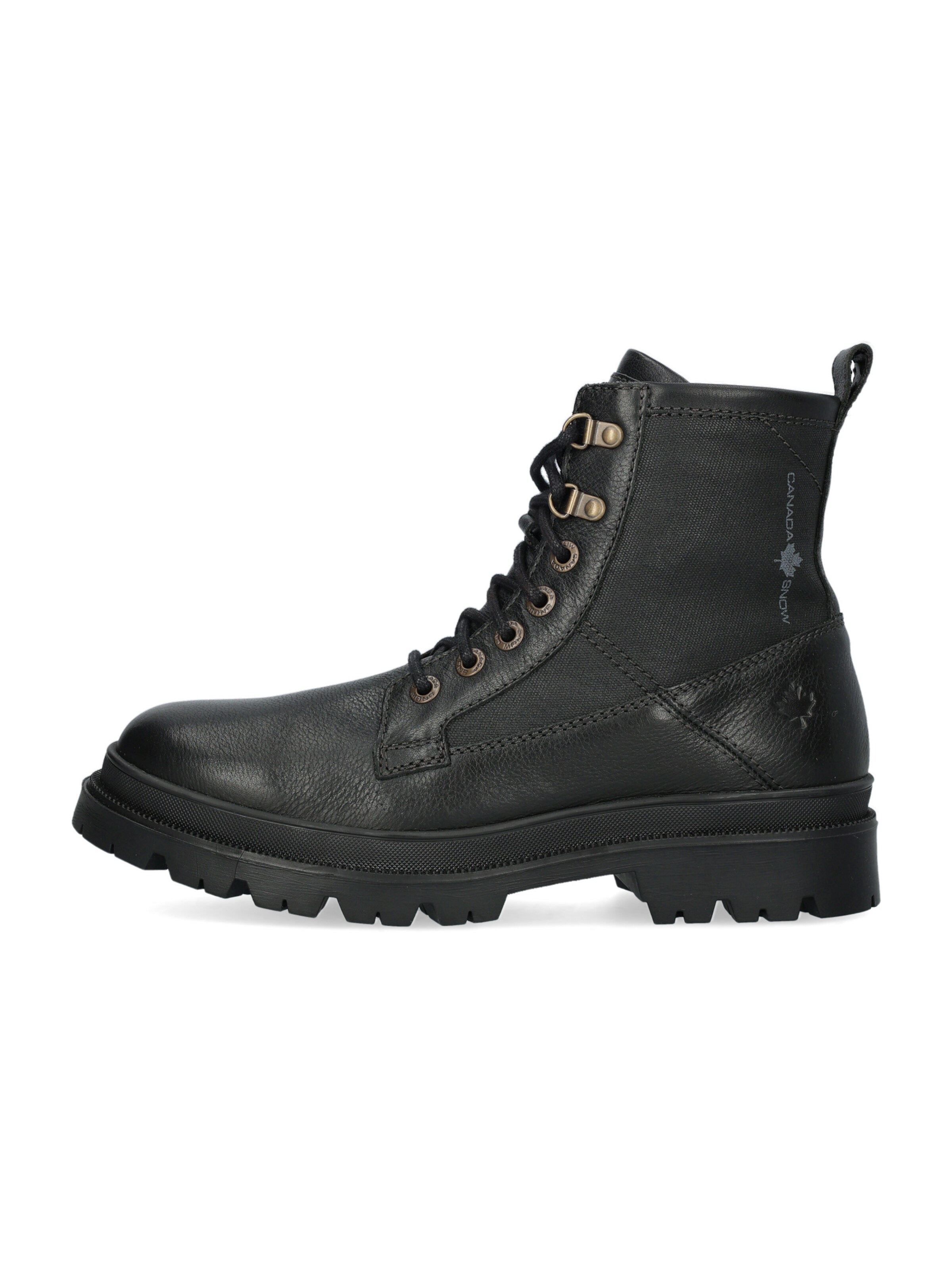 CANADA SNOW Lace-up boots 'MOUNT HEKTOR' in Black: front