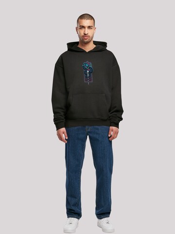 Sweat-shirt 'Harry Potter Neon Nagini' F4NT4STIC en noir