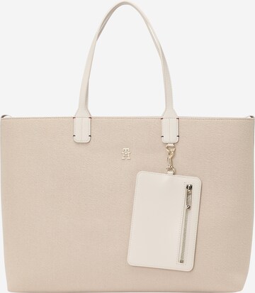 Shopper 'Iconic' di TOMMY HILFIGER in beige: frontale