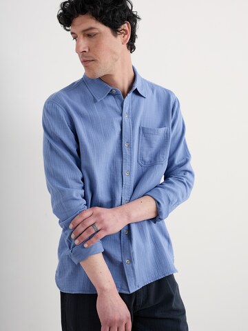 Seasalt Cornwall Regular Fit Shirt 'Kettle' in Blau: Vorderseite