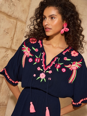 love & roses Φόρεμα παραλίας σε μπλε