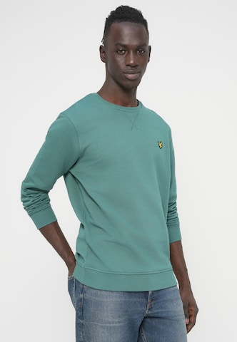 Bluză de molton de la Lyle & Scott pe verde