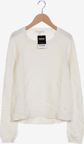 TOM TAILOR DENIM Sweater & Cardigan in S in White: front