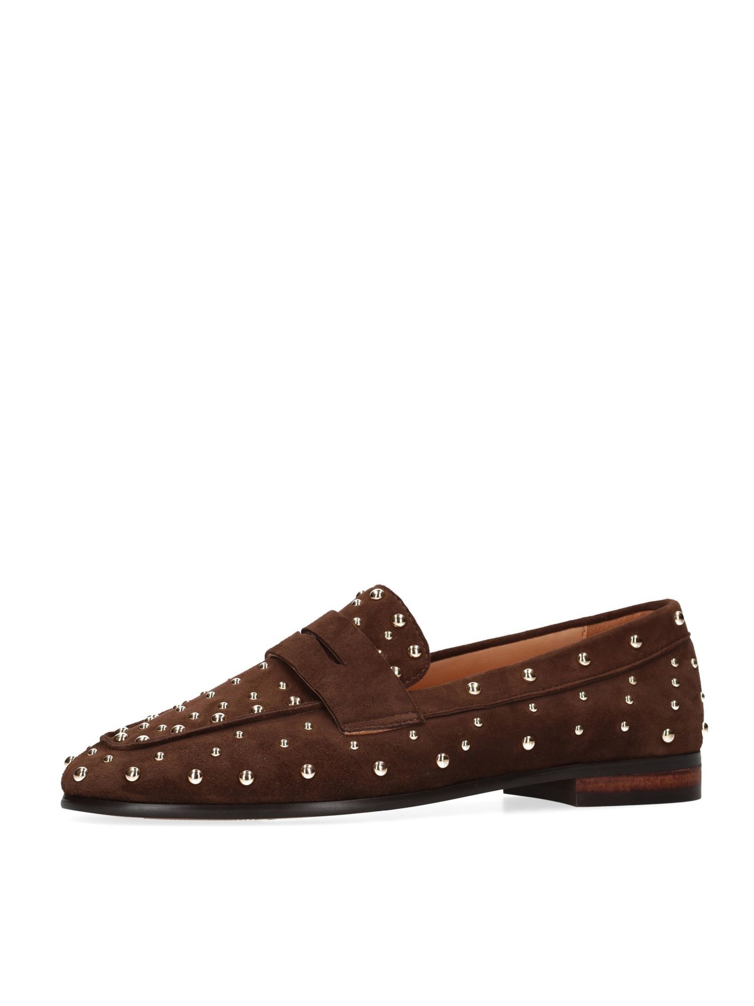 Mocassin MANFIELD en marron : devant