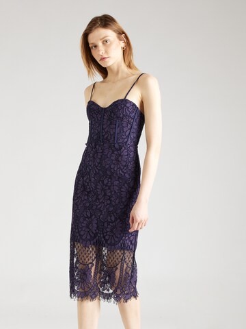 Bardot Cocktail Dress 'FLORENCE' in Blue: front