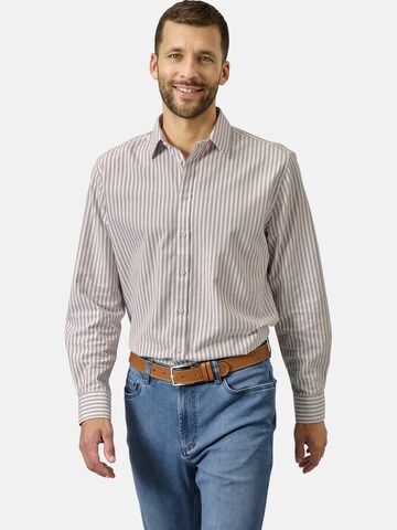 BABISTA Regular fit Button Up Shirt in Beige: front