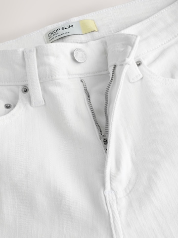 Coupe slim Jean Next en blanc