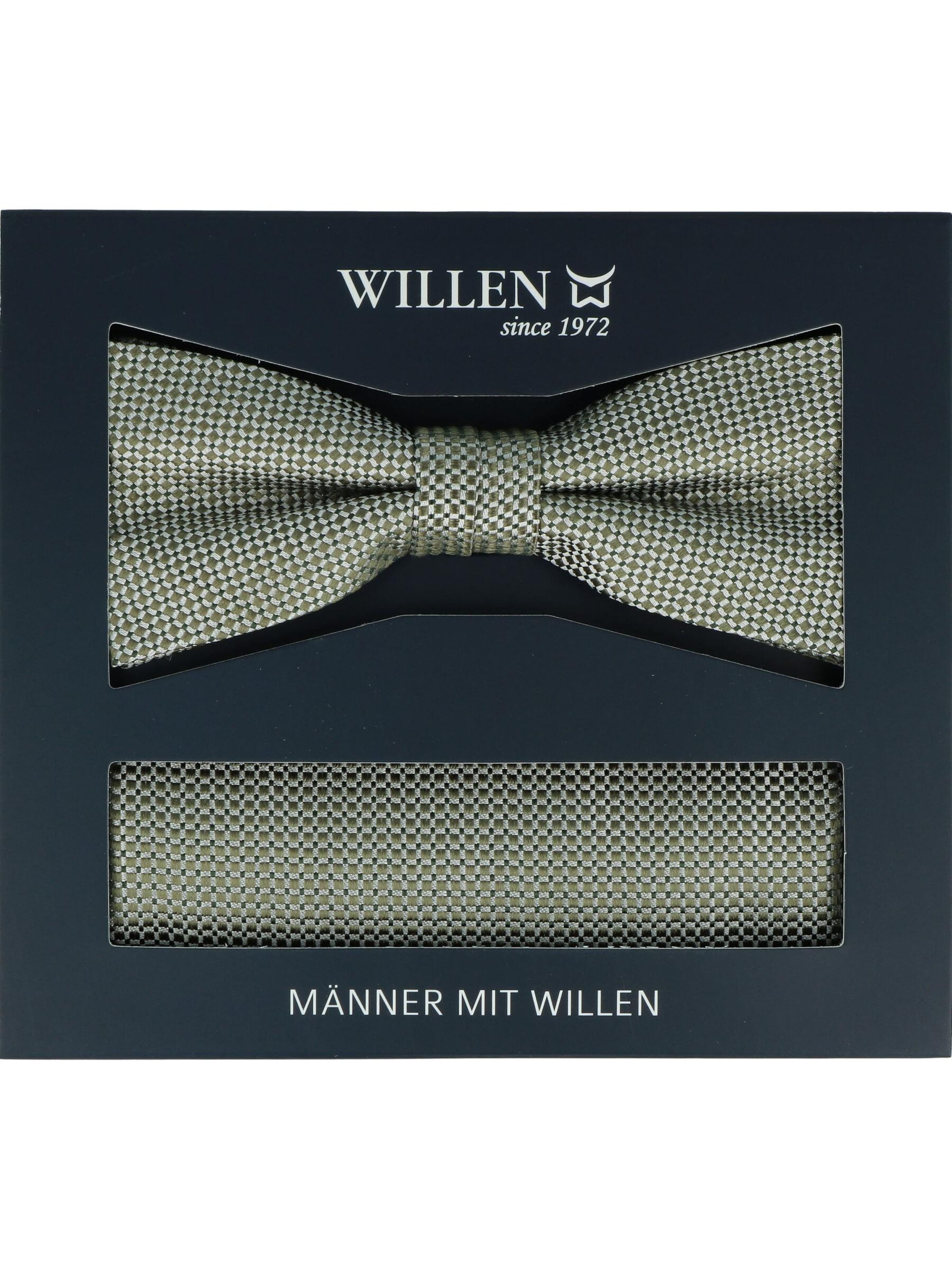 WILLEN Bow Tie 'Pastell Uninah' in Green