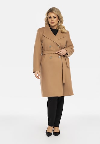 Manteau mi-saison Karko en beige